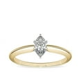 thumbnail image 1 of 1.00 T.C.W Marquise Shape Natural Diamond Latest Design Solitaire Wedding Ring for Women Solid 18K Yellow Gold Size 8, 1 of 6