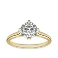 thumbnail image 1 of 1.00 T.C.W Round Shape Natural Diamond Latest Design Solitaire Wedding Ring for Ladies Solid 14K Yellow Gold Size 8, 1 of 8