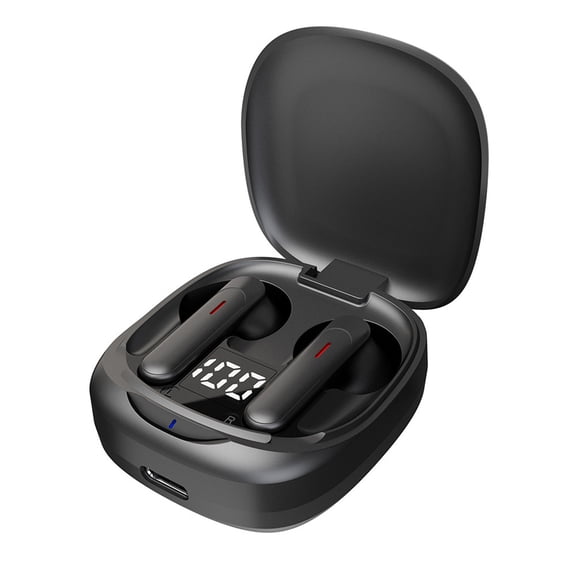 1.00 dollar items Wireless Earbuds, Bluetooth Headphones 6.0, Ear Buds with Touch Screen, ANC ENC Noise Cancelling, 40H Bass Stereo Sound Over-Ear Earphones for iOS, Android, Sports, Workout