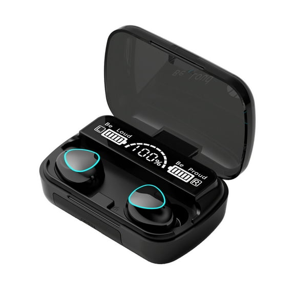 1.00 dollar items Wireless Earbuds, Sports Bluetooth Headphones, 80Hrs Playtime Ear Buds with LED Power Display, Noise Canceling Headset, IPX7 Waterproof Earphones for Workout/Running