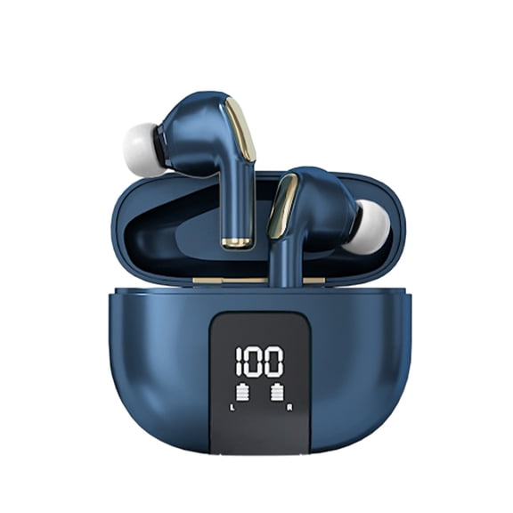 1.00 dollar items Wireless Noise Cancelling Workout Earbuds with Secure- Fit Earhooks, Up to 45-Hour Battery with Charging Case, Sweat & Water Resistant, Heart Rate Monitoring