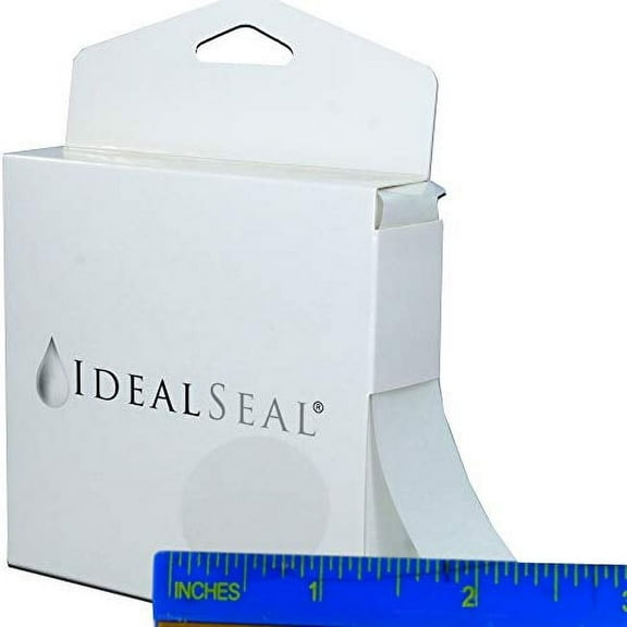 1,000 1" Super Gloss Clear Round Stickers (With Dispenser Box) Clear Retail Package Seals Mailing Seals Envelope Seals (1 Roll Per Box)