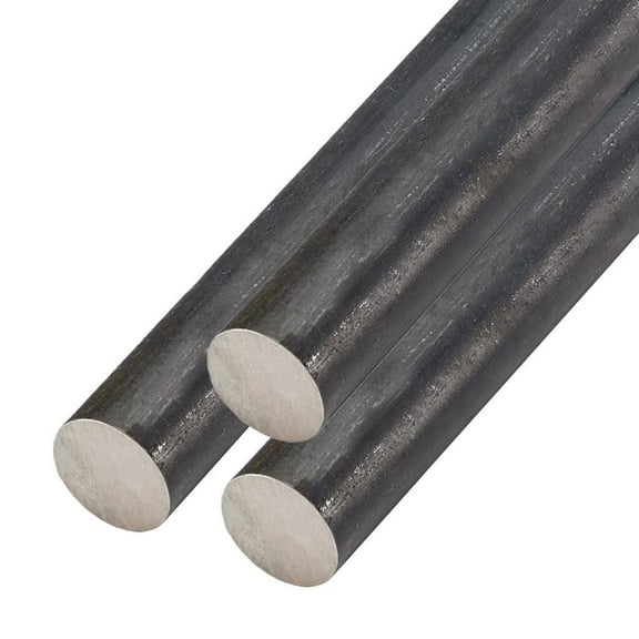 1.000 (1 inch) x 12 inches (3 Pack), A36 Carbon Steel Round Rod, Hot Rolled