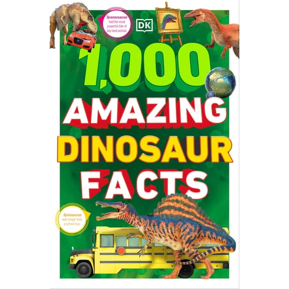 1,000 Amazing Dinosaurs Facts: Unbelievable Facts about Dinosaurs, (Paperback)