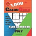 thumbnail image 1 of Sudoku Calcudoku 1,000 + Calcudoku sudoku 7x7: Logic puzzles hard - extreme levels, Book 10, (Paperback), 1 of 1