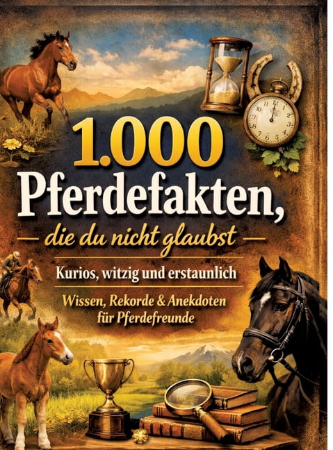 1.000 Pferdefakten, die du nicht glaubst: Kurios, witzig und erstaunlich: Wissen, Rekorde & Anekdoten für Pferdefreunde , (Hardcover)