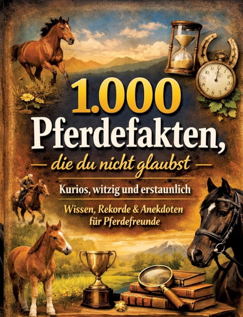 1.000 Pferdefakten, die du nicht glaubst: Kurios, witzig und erstaunlich: Wissen, Rekorde & Anekdoten für Pferdefreunde , (Paperback)