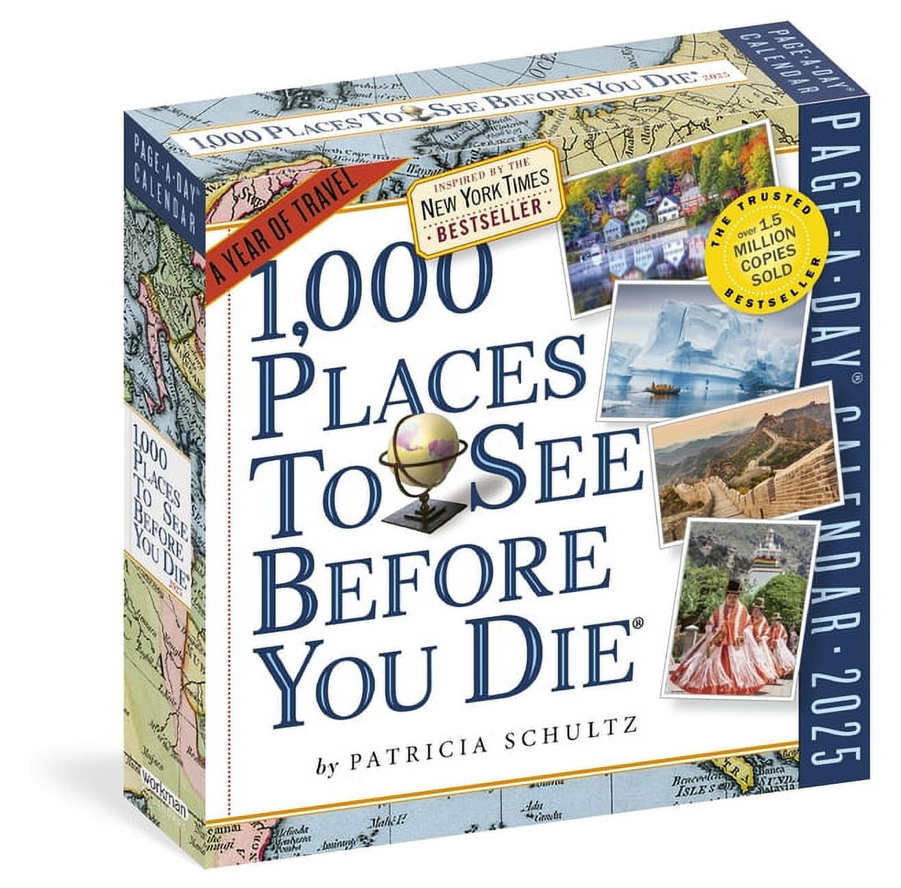 1,000 Places to See Before You Die Page-A-Day(r) Calendar 2025: A Year of Travel, (Paperback)