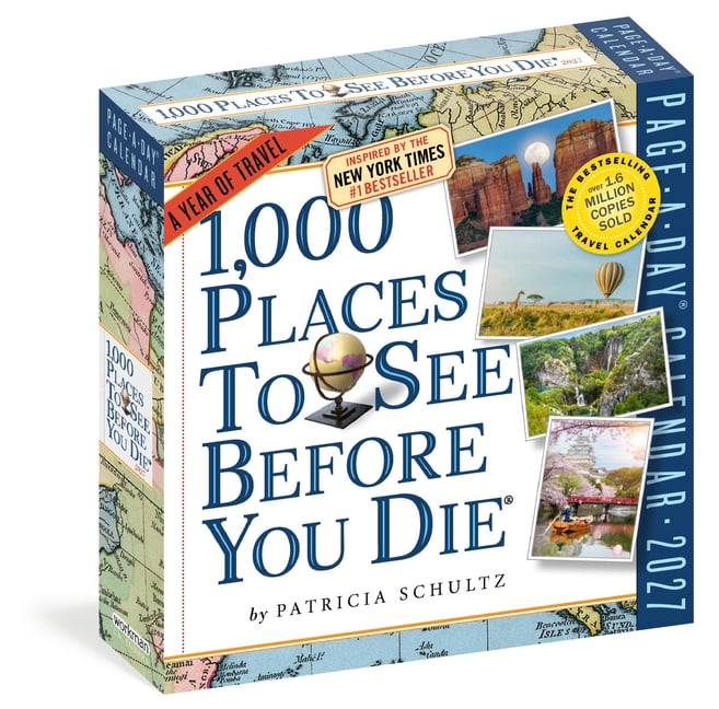 1,000 Places to See Before You Die Page-A-Day(r) Calendar 2027: A Year of Travel, (Paperback)