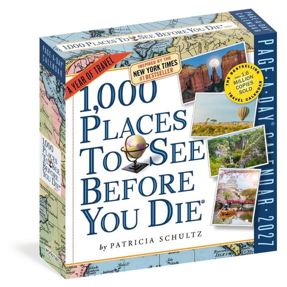 1,000 Places to See Before You Die Page-A-Day(r) Calendar 2027: A Year of Travel, (Paperback)