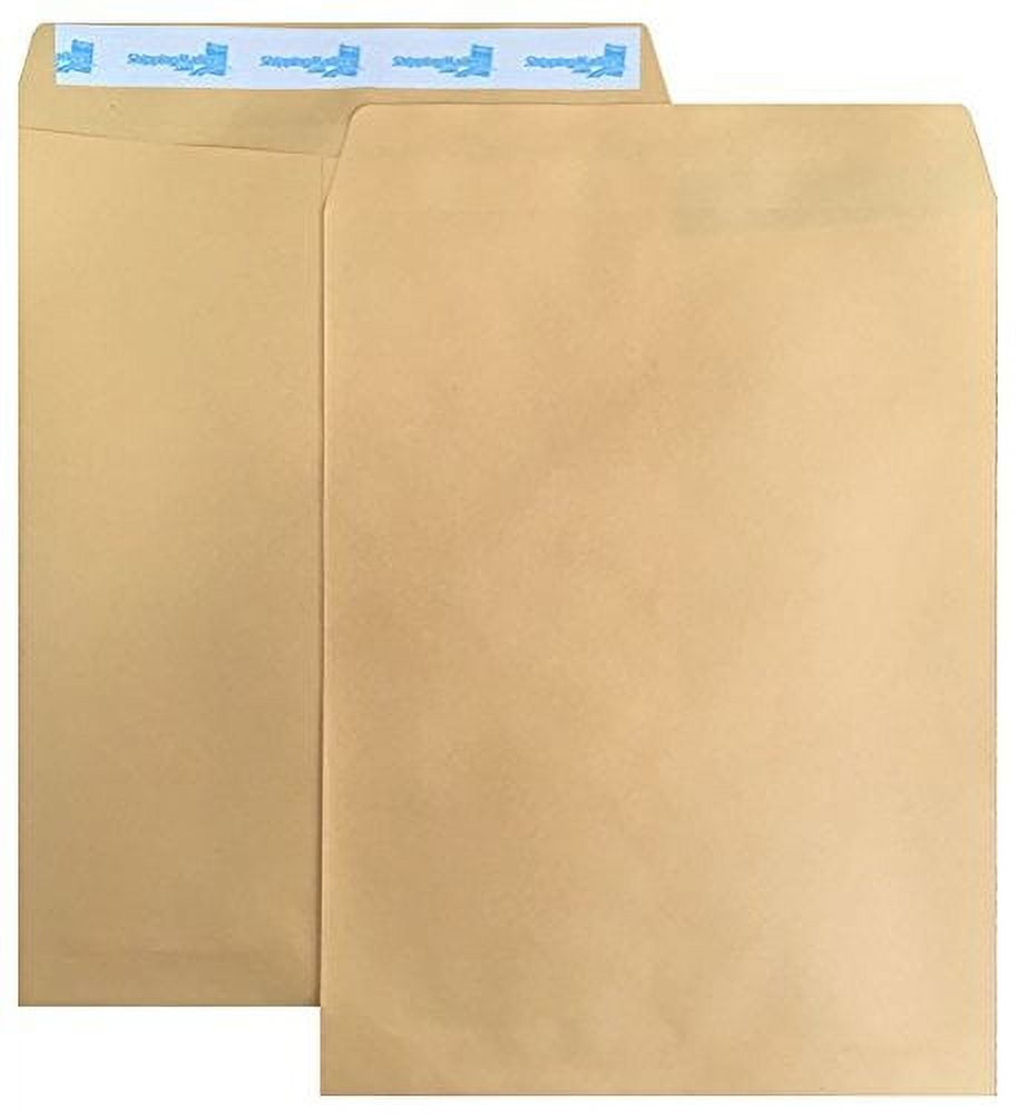 ShippingMailers 1,000 Kraft Catalog Mailing Envelopes 10x13 with Self
