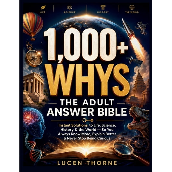 1,000+ Whys: THE ADULT ANSWER BIBLE: Instant Solutions to Life, Science, History & the World - So You Always Know More, , (Paperback)
