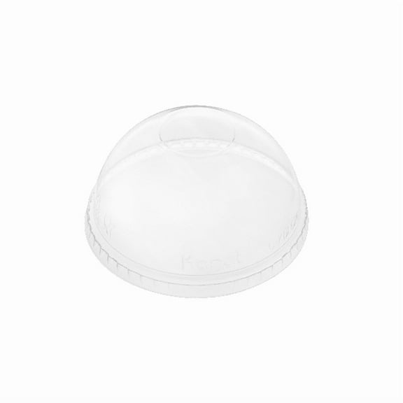 [1,000 ct] Clear Dome Lids (No Hole) for 12, 16, 20, 24 oz Plastic Cups (PET, 98mm)