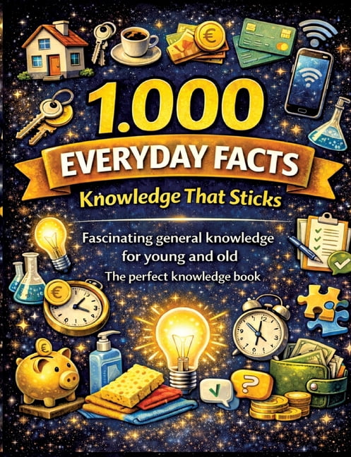 1,000 everyday facts - knowledge that sticks: Fascinating general knowledge for young and old The perfect knowledge book, (Paperback)