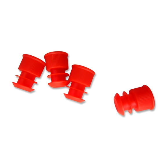 1,000pcs, Test Tube Cap, 12mm, RED
