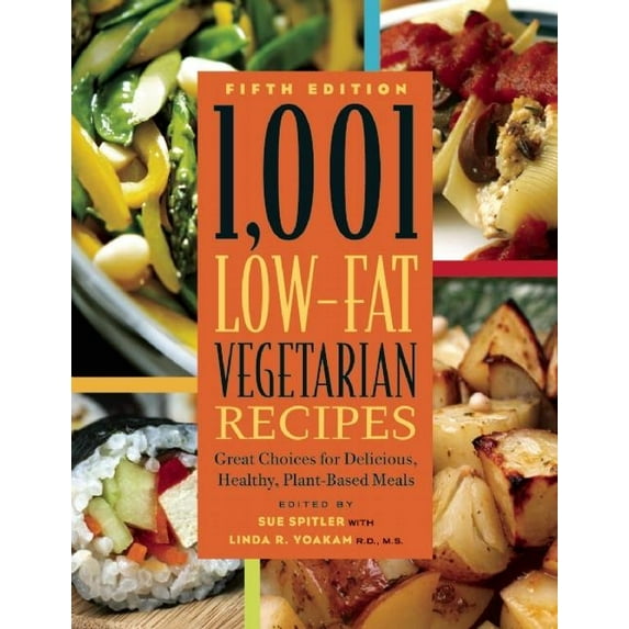 1,001: 1,001 Low-Fat Vegetarian Recipes (Paperback)