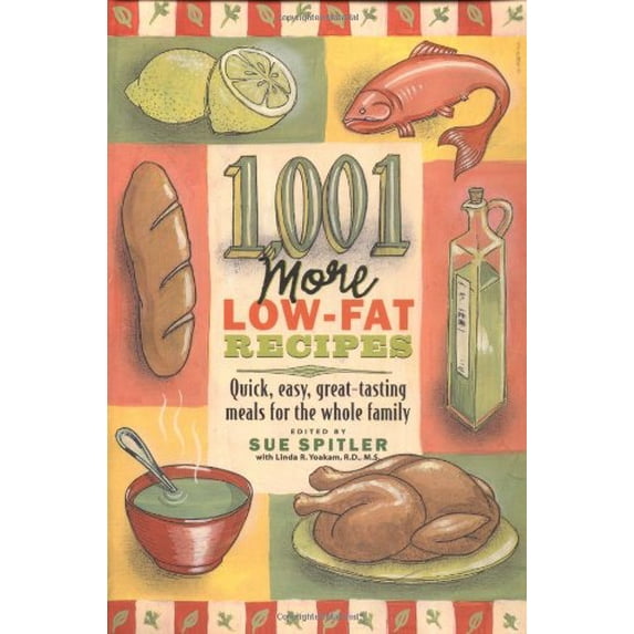 Pre-Owned 1,001 More Low-Fat Recipes (Paperback) 1572840315 9781572840317
