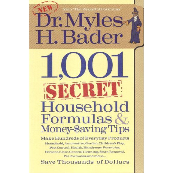 Pre-Owned 1,001 Secret Money Saving Formulas (Paperback) 1586630008 9781586630003