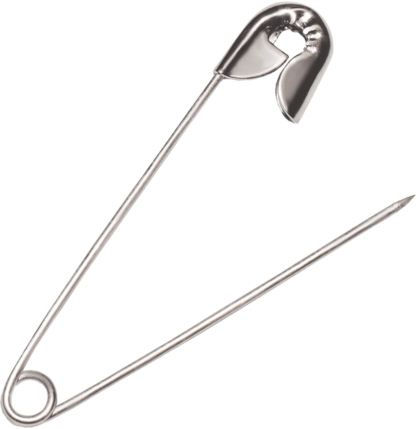 Rehabilitation Advantage Silver Metal Safety Pins 1008 Pack