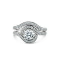 thumbnail image 1 of 1.00ct tw Diamond Bridal Set in 10k White Gold, 1 of 3