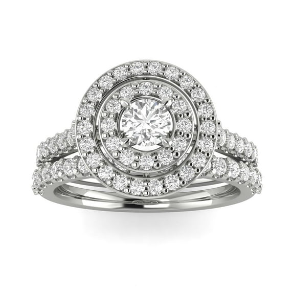 1.00ctw Diamond Bridal Set in 10k White Gold