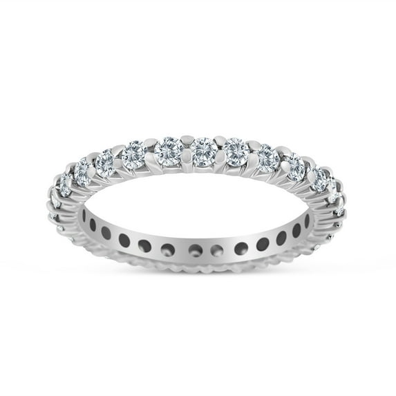 1.00ctw Diamond Eternity Band Band in 10k White Gold