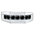 thumbnail image 1 of AFFY 1.01 Carat (Ctw) Round Shape Black Natural Diamond Men's Engagement Band Ring 10k Solid Gold, 1 of 1
