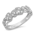 thumbnail image 1 of 1.02 ct Brilliant Round Cut Real Genuine Natural Diamond VS1-VS2 G-H Solid Real 18K White Gold Engagement Designer Art Deco Dainty Promise Wedding BW/ size 3.5, 1 of 7