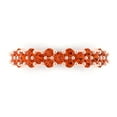 thumbnail image 1 of 1.05 ct Brilliant Round Cut Simulated Red Diamond 18K Rose Gold Band SZ 3.75, 1 of 6