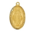 thumbnail image 1 of 1.05 x 0.58 x 0.7 in. Gold Over Sterling Miraculous Pendant, 1 of 1