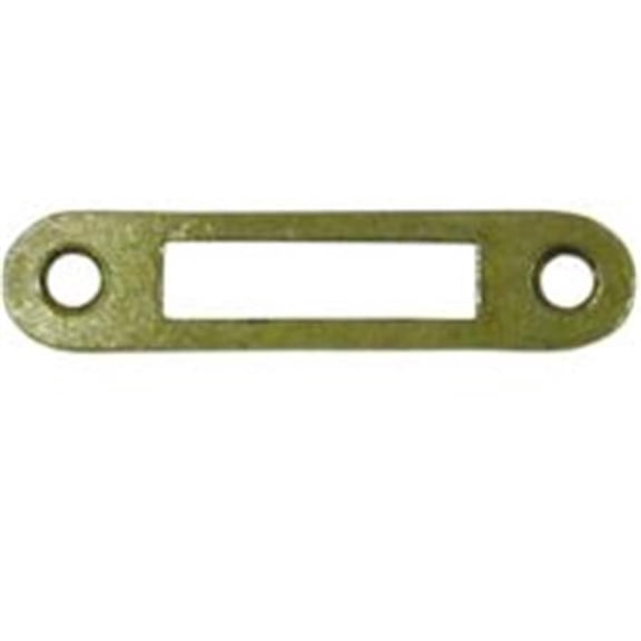 1.06 x 0.27 in. Flat Strike - Rounded - Brass