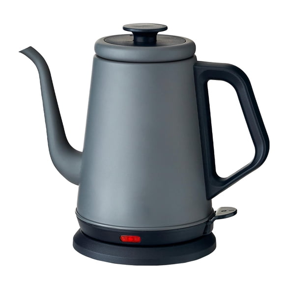 1.0L 304 Stainless Steel Grey Gooseneck Electric Tea Kettle for Coffee and Tea