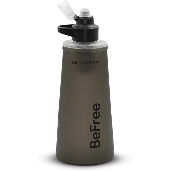 1.0L Ultralight Collapsible Water Filter Bottle for Hiking Camping Backpacking