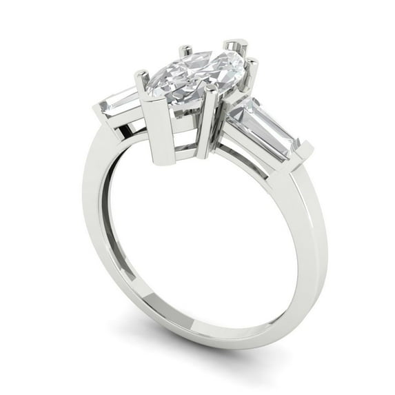 1.0ct Cushion Cut Blue Natural Sky Blue Topaz 18k White Gold Engraving Statement Bridal Wedding Solitaire Designer Ring Size 10
