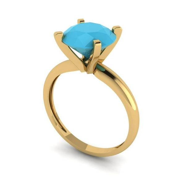 1.0ct Cushion Cut Blue Natural Swiss Blue Topaz 18k Pink Rose Gold Engraving Statement Bridal Wedding Designer Ring Size 4.75