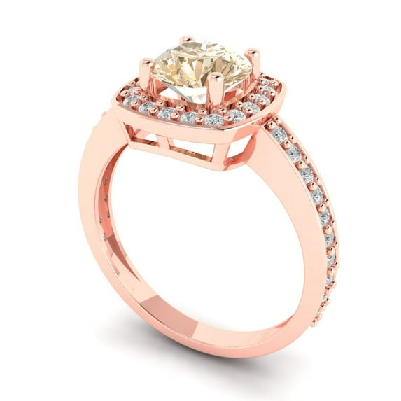1.0ct Pear Cut Blue Natural Swiss Blue Topaz 14k Pink Rose Gold Engraving Statement Bridal Wedding Solitaire Designer Ring Size 9.75