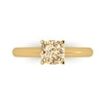 thumbnail image 1 of Solitaire Engagement Ring for Women - 1ct Natural Morganite in 14K Yellow Gold Promise Ring, 1 of 6