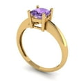 thumbnail image 1 of 1.0ct cushion cut alexandrite 14k yellow gold Bridal Wedding Engagement Promise Anniversary Ring for Women size 9.75, 1 of 7