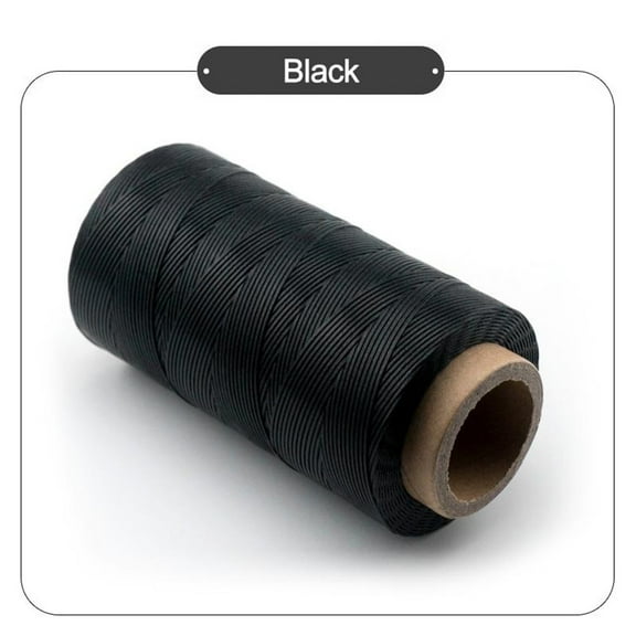 1.0mm 70M Leather Sewing Waxed Thread For Chisel AWL Upholstery Shoes Luggage Black