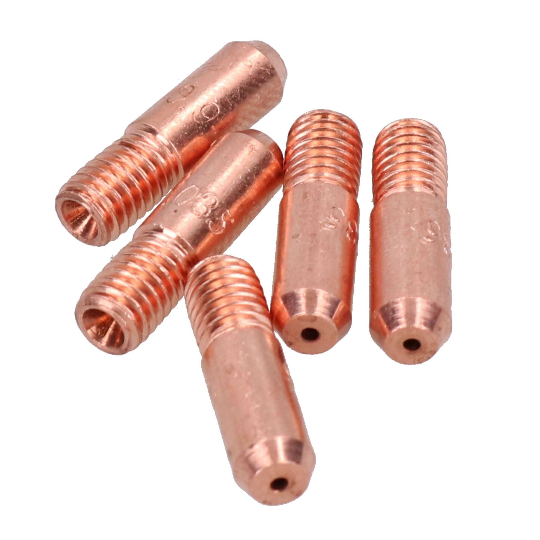 1.0mm Mini Contact Tips 5pk Hobby Welding Torch Welder MIG Gas M5