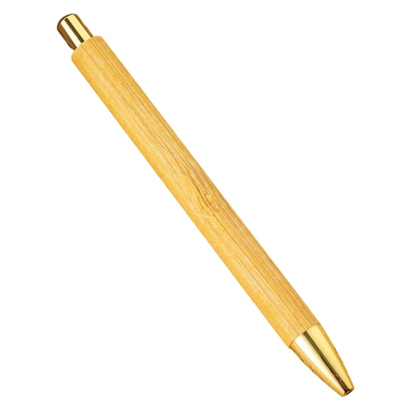 1.0mm Writing Pen Bamboo Ballpoint Pen Oil Pen Retractable Ballpoint Pen