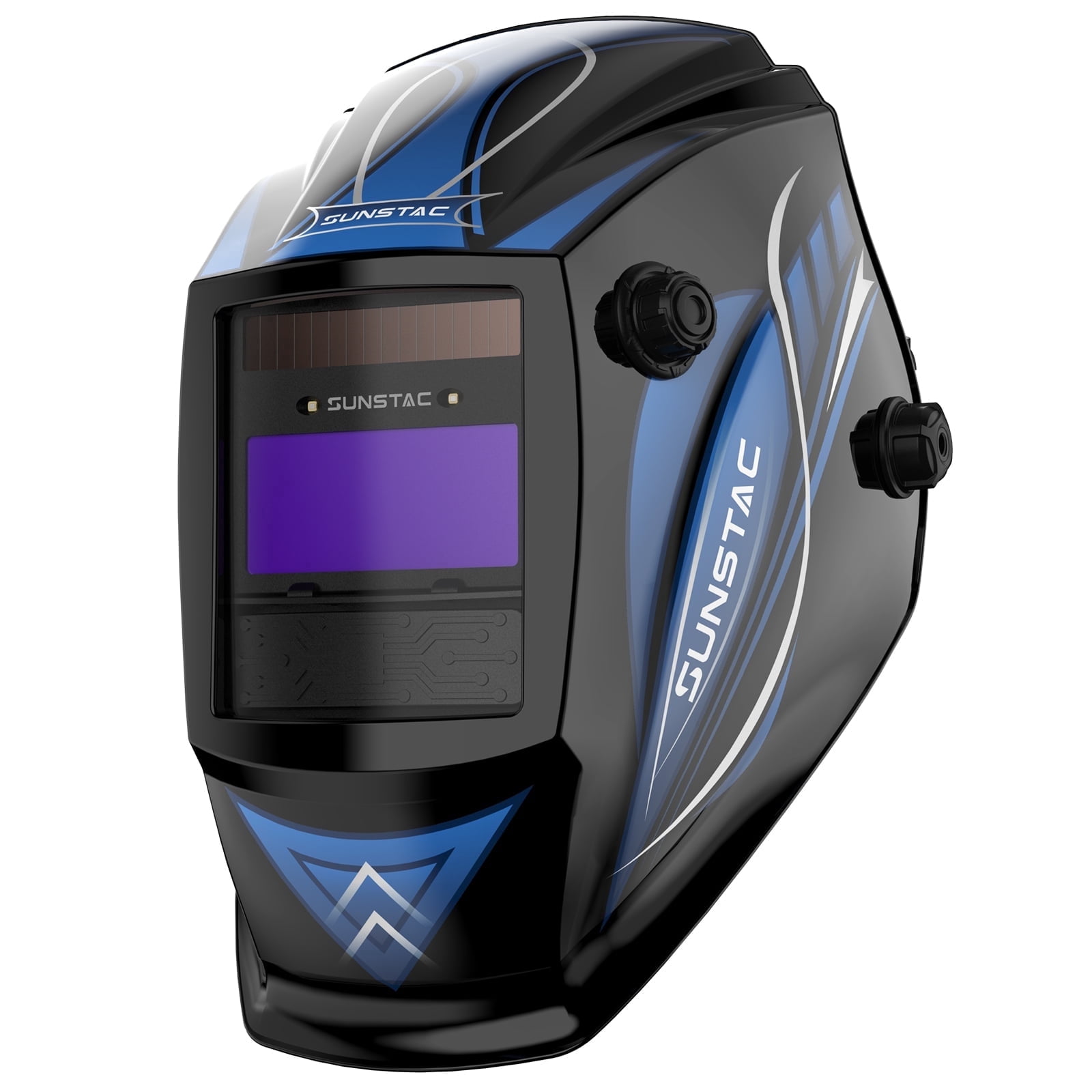 1/1/1/1 Optical Clarity Welding Helmet True Color Auto Darkening Welding Hood Wide Shade 4/9-13 for TIG MIG ARC Welding