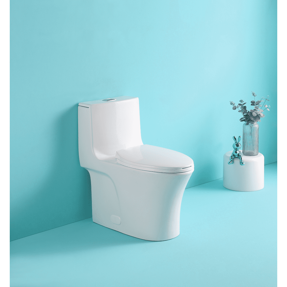 1.1/1.60 GPF DualFlush One Piece Toilet, WaterSaving Elongated