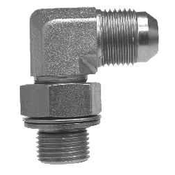 1-1/16X27X2 JIC x MET 90 Male Elb, Steel Metric Adapters, Hydraulics