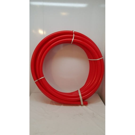 1 1/2" 100' Non Oxygen Barrier Red PEX tubing for heating and plumbing