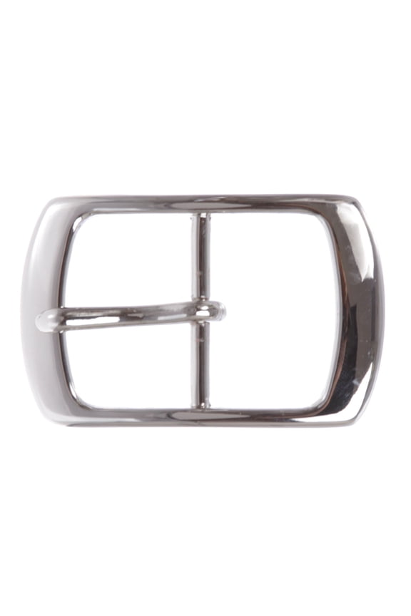 1 1/2" (38 mm) Center Bar Single Prong Rectangular Belt Buckle
