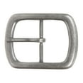 thumbnail image 1 of 1 1/2" (38 mm) Nickel Free Center Bar Single Prong Rectangular Belt Buckle, 1 of 1