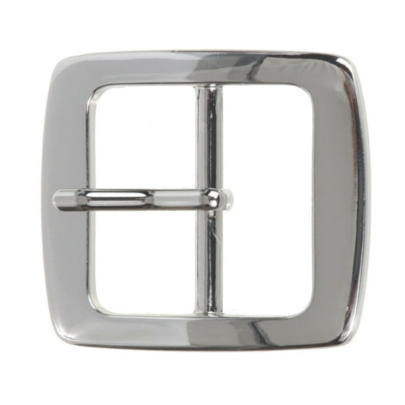 1 1/2" (38 mm) Nickel Free Center Bar Single Prong Square Belt Buckle