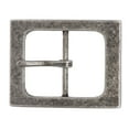 thumbnail image 1 of 1 1/2" (38 mm) Nickel Free Single Prong Center Bar Rectangular Belt Buckle, 1 of 1
