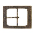 thumbnail image 1 of 1 1/2" (38 mm) Nickel Free Single Prong Rectangular Belt Buckle, 1 of 1
